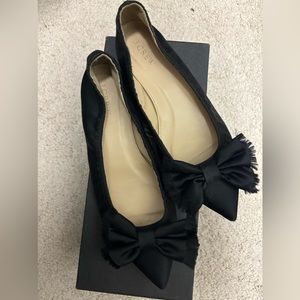 Jcrew bow flats size 8. Worn once.